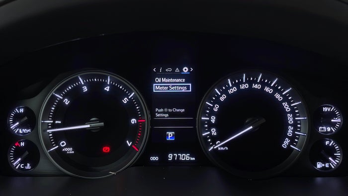 TOYOTA LAND CRUISER-Odometer View