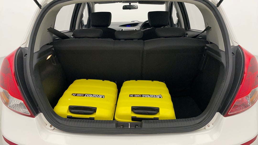 Boot Inside View with Luggage