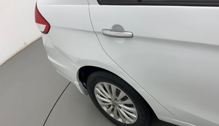 2018 Maruti Ciaz ZETA 1.4  AT PETROL, Petrol, Automatic, 64,501 km, Right quarter panel - Minor scratches