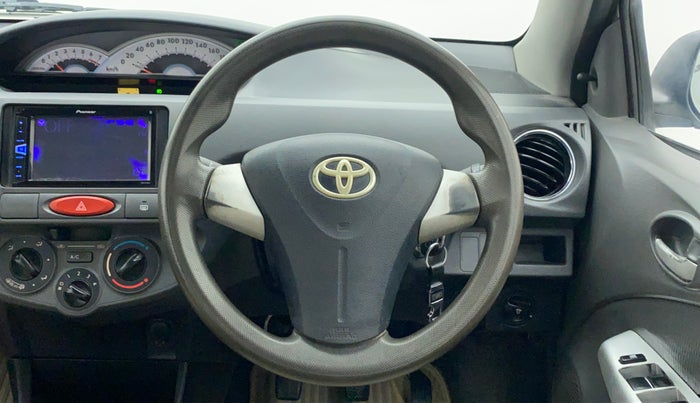 2012 Toyota Etios V, Petrol, Manual, 45,667 km, Steering Wheel Close Up