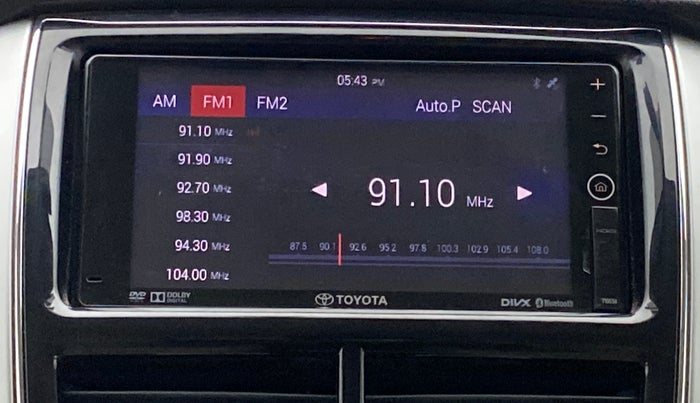 2018 Toyota YARIS VX CVT, Petrol, Automatic, 54,445 km, Infotainment System