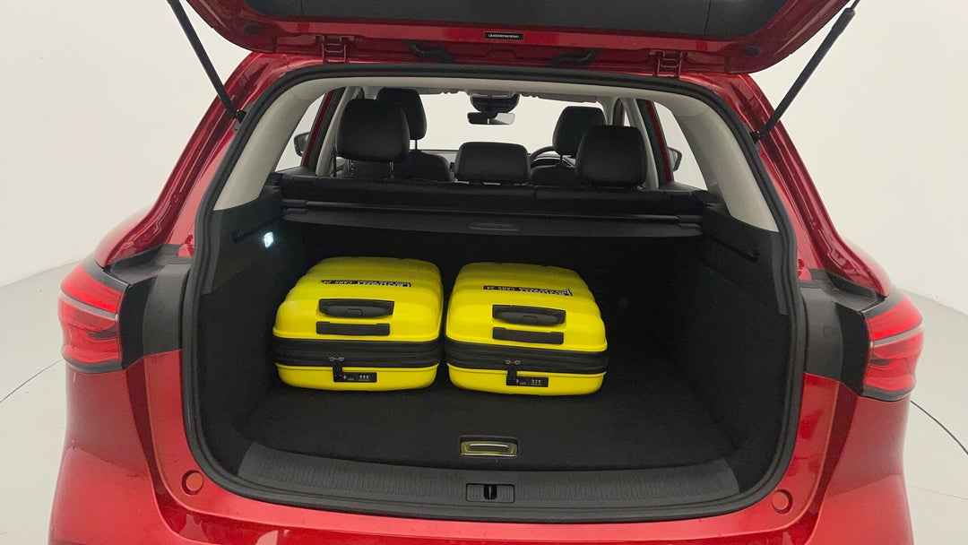 Boot Inside View with Luggage