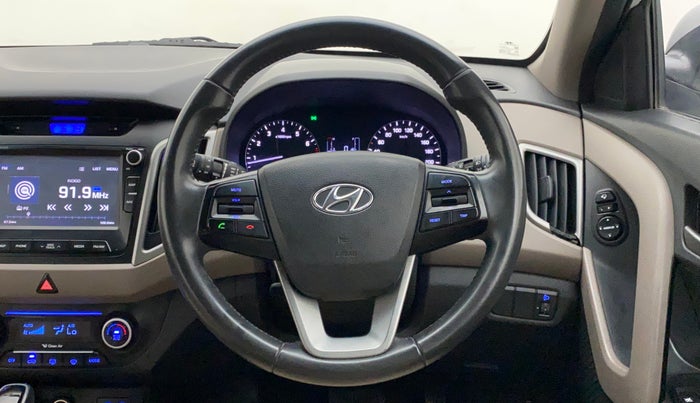 2016 Hyundai Creta SX PLUS AT 1.6 PETROL, Petrol, Automatic, 61,423 km, Steering Wheel Close Up