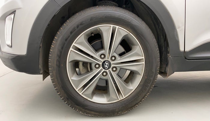 2016 Hyundai Creta SX PLUS AT 1.6 PETROL, Petrol, Automatic, 61,423 km, Left Front Wheel