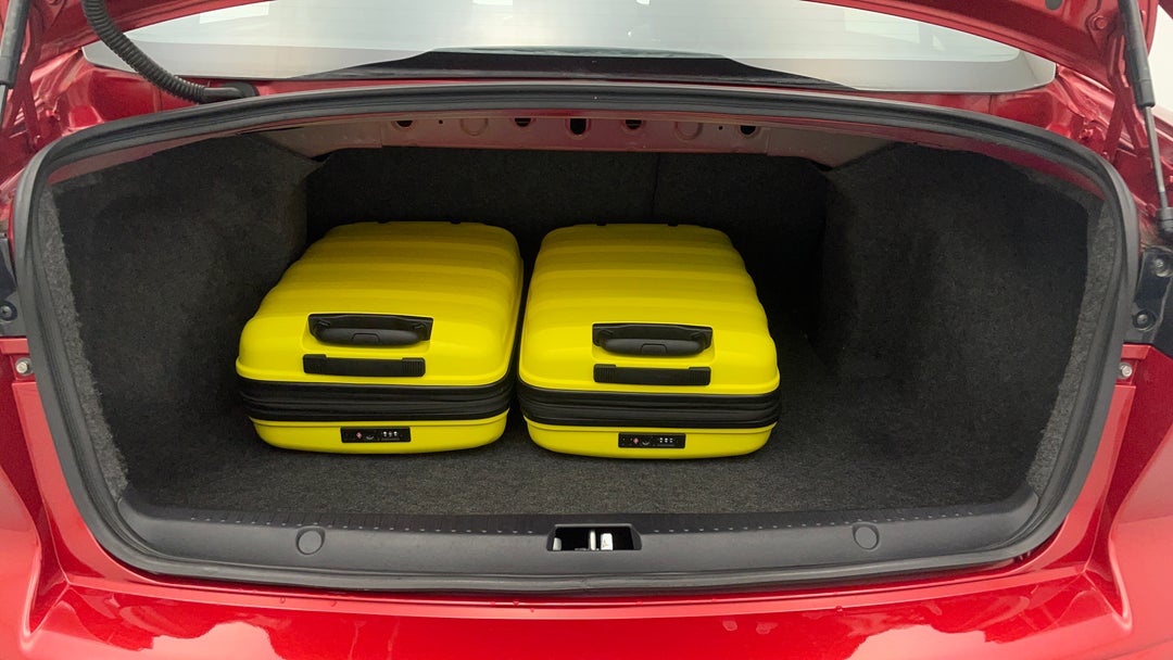 Boot Inside View with Luggage