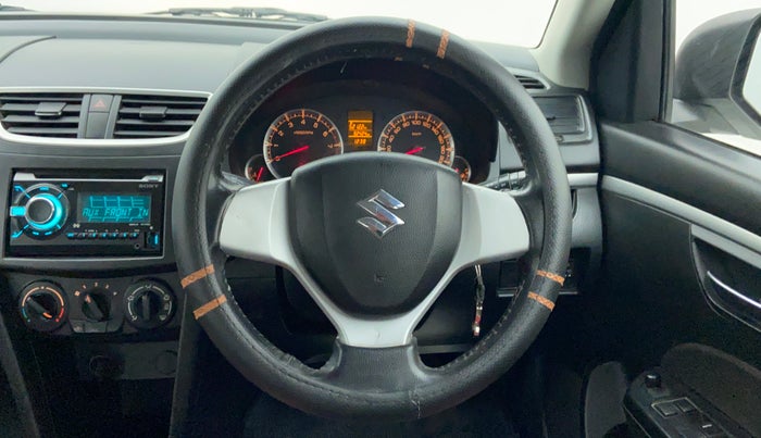 2014 Maruti Swift VXI D, Petrol, Manual, 92,380 km, Steering Wheel Close Up