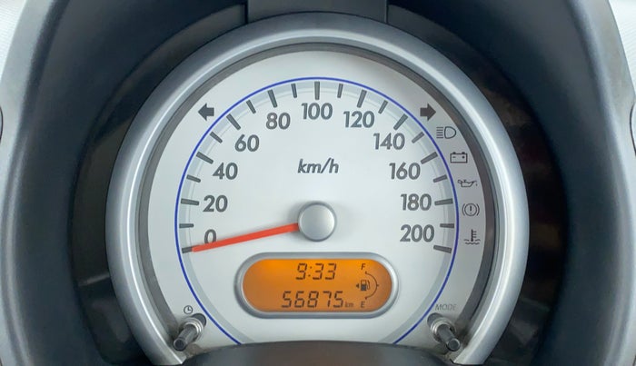 2009 Maruti Ritz ZXI, Petrol, Manual, 56,985 km, Odometer Image