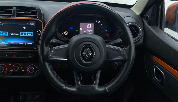 2021 Renault Kwid 1.0 CLIMBER OPT AMT, Petrol, Automatic, 19,836 km, Steering Wheel Close Up