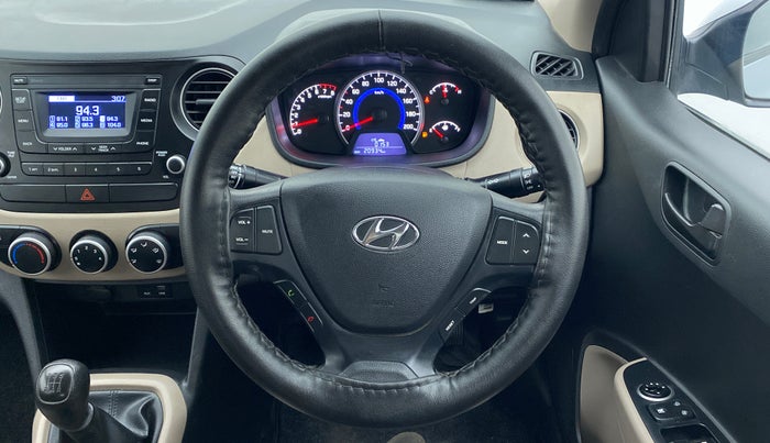 2018 Hyundai Grand i10 MAGNA 1.2 KAPPA VTVT, Petrol, Manual, 21,009 km, Steering Wheel Close Up