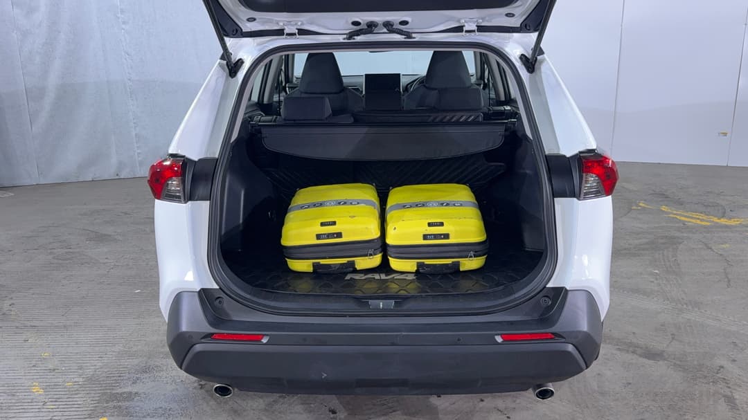2025 Toyota RAV4 Gx (2WD) Hybrid, Automatic, 23561 km, Boot Inside View with Luggage