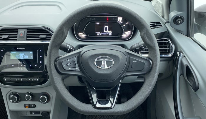 2022 Tata TIGOR XZ PETROL, Petrol, Manual, 3,526 km, Steering Wheel Close Up