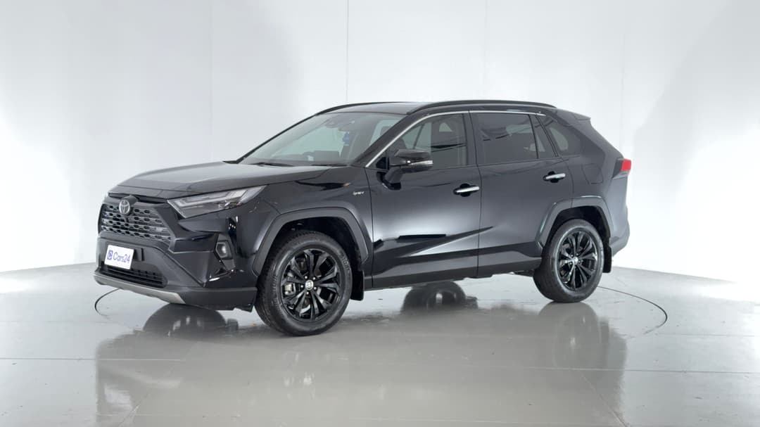 2025 Toyota RAV4 Cruiser (AWD) Hybrid, Automatic, 25923 km, Left Front Diagonal (45- Degree) View