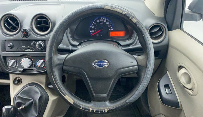2017 Datsun Go T, Petrol, Manual, 72,762 km, Steering Wheel Close Up