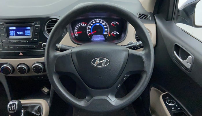 2014 Hyundai Grand i10 SPORTZ 1.2 KAPPA VTVT, Petrol, Manual, 10,372 km, Steering Wheel Close Up