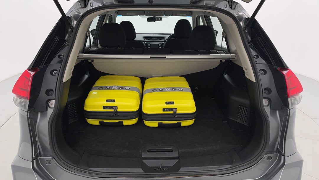 Boot Inside View with Luggage