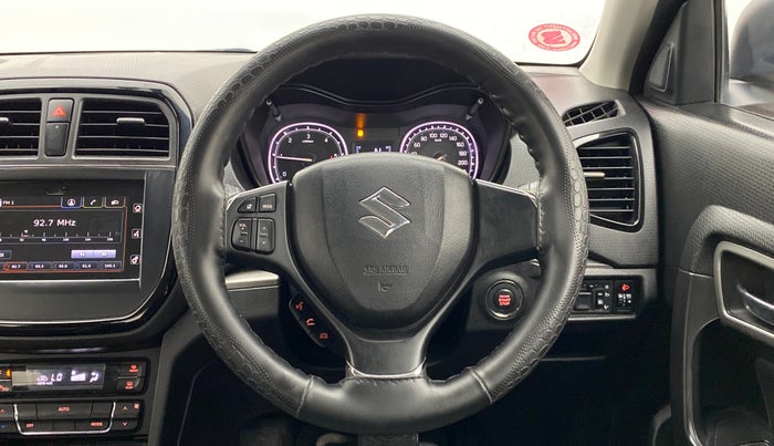 2019 Maruti Vitara Brezza ZDI+ DUAL TONE AMT, Diesel, Automatic, 11,179 km, Steering Wheel Close Up