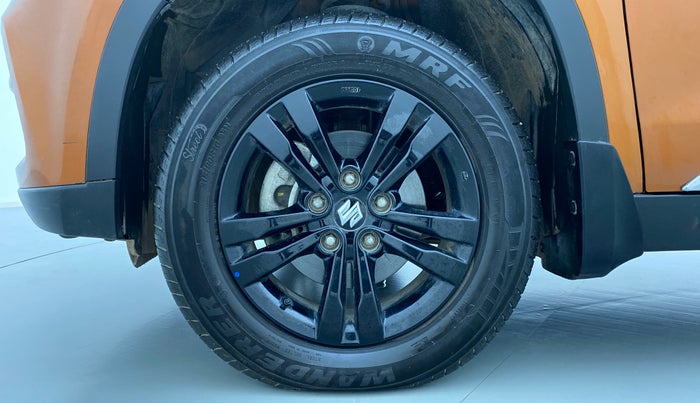 2019 Maruti Vitara Brezza ZDI+ DUAL TONE AMT, Diesel, Automatic, 11,179 km, Left Front Wheel