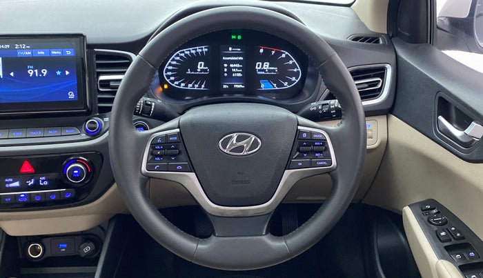 2021 Hyundai Verna SX PETROL MT, Petrol, Manual, 17,110 km, Steering Wheel Close Up