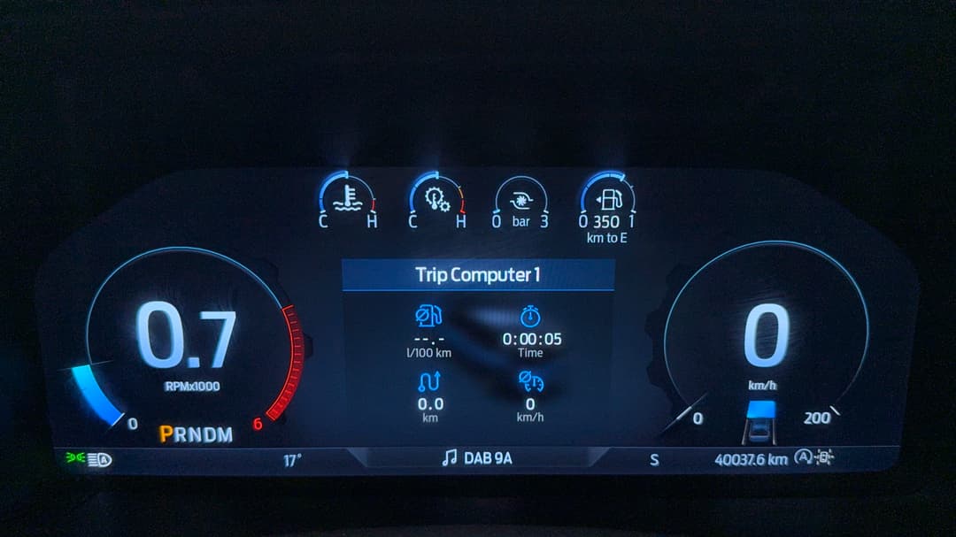 2023 Ford Everest Platinum (4WD), Automatic, 40037 km, Odometer View