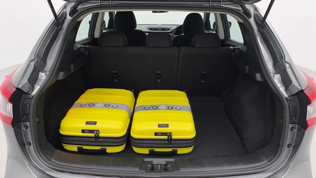 Boot Inside View with Luggage