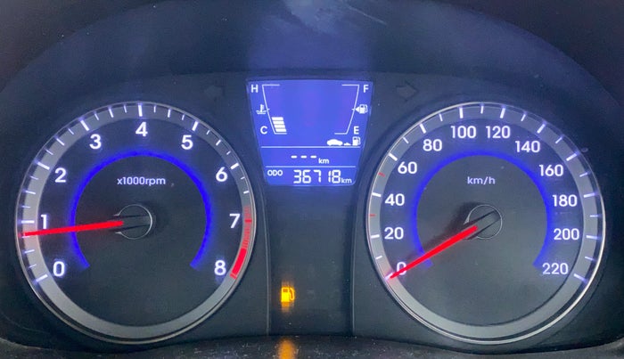 2014 Hyundai Verna FLUIDIC 1.4 VTVT, Petrol, Manual, 36,815 km, Odometer Image