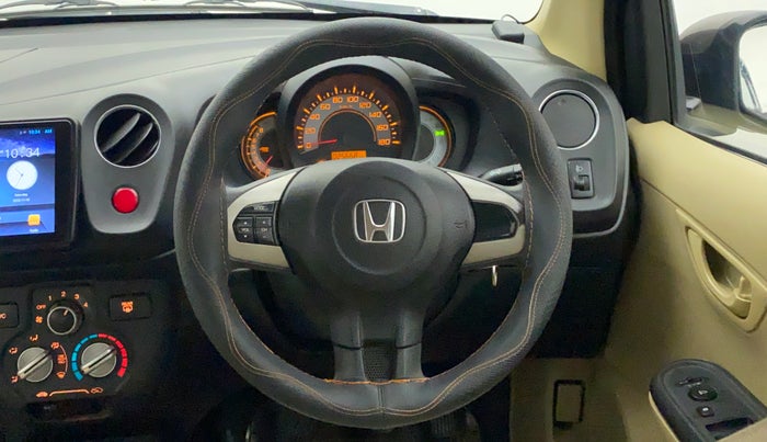 2014 Honda Brio S MT, Petrol, Manual, 25,665 km, Steering Wheel Close Up