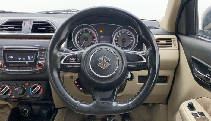 2017 Maruti Dzire VXI, Petrol, Manual, 89,533 km, Steering Wheel Close Up