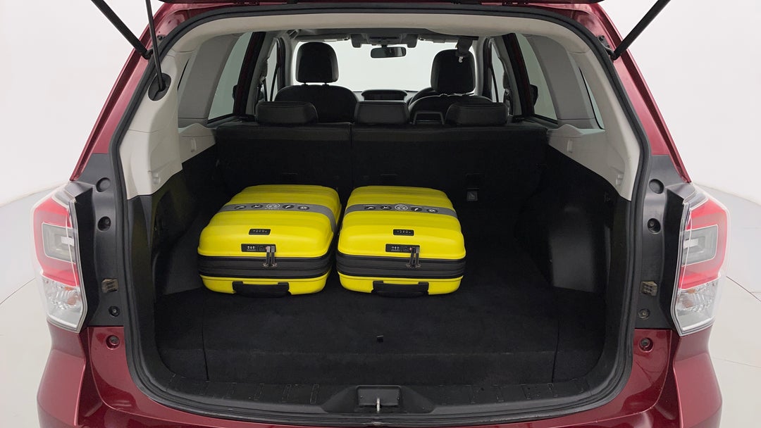 Boot Inside View with Luggage