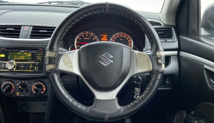 2013 Maruti Swift VXI D, Petrol, Manual, 65,099 km, Steering Wheel Close Up