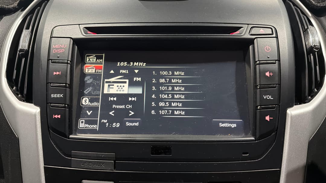 2020 Isuzu MU-X Ls-m (4x2), Automatic, 107135 km, Infotainment System