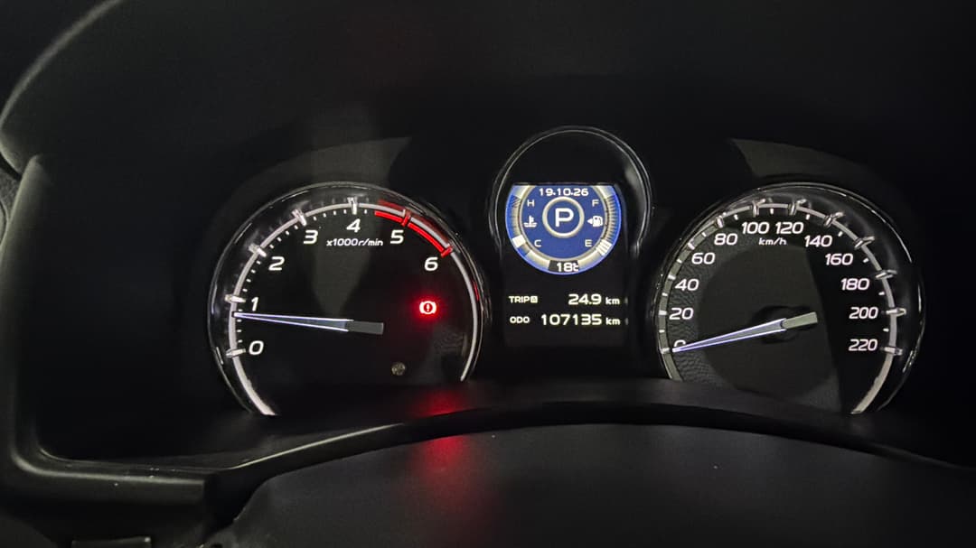 2020 Isuzu MU-X Ls-m (4x2), Automatic, 107135 km, Odometer View