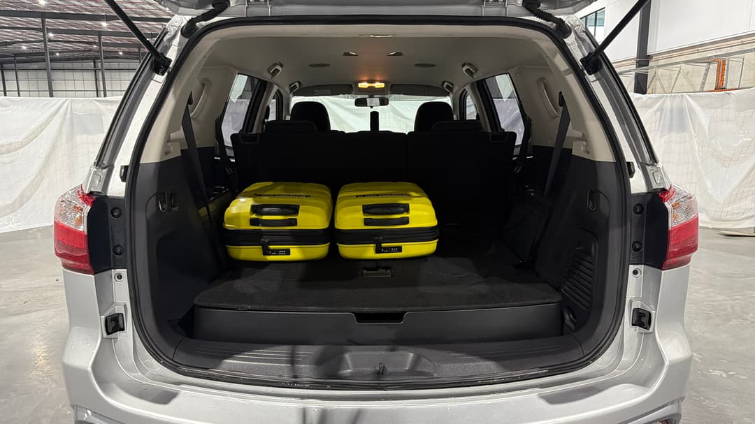 2020 Isuzu MU-X Ls-m (4x2), Automatic, 107135 km, Boot Inside View with Luggage