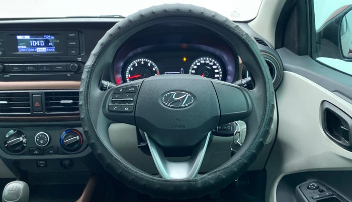 2021 Hyundai AURA S 1.2 Kappa MT, Petrol, Manual, 1,048 km, Steering Wheel Close Up