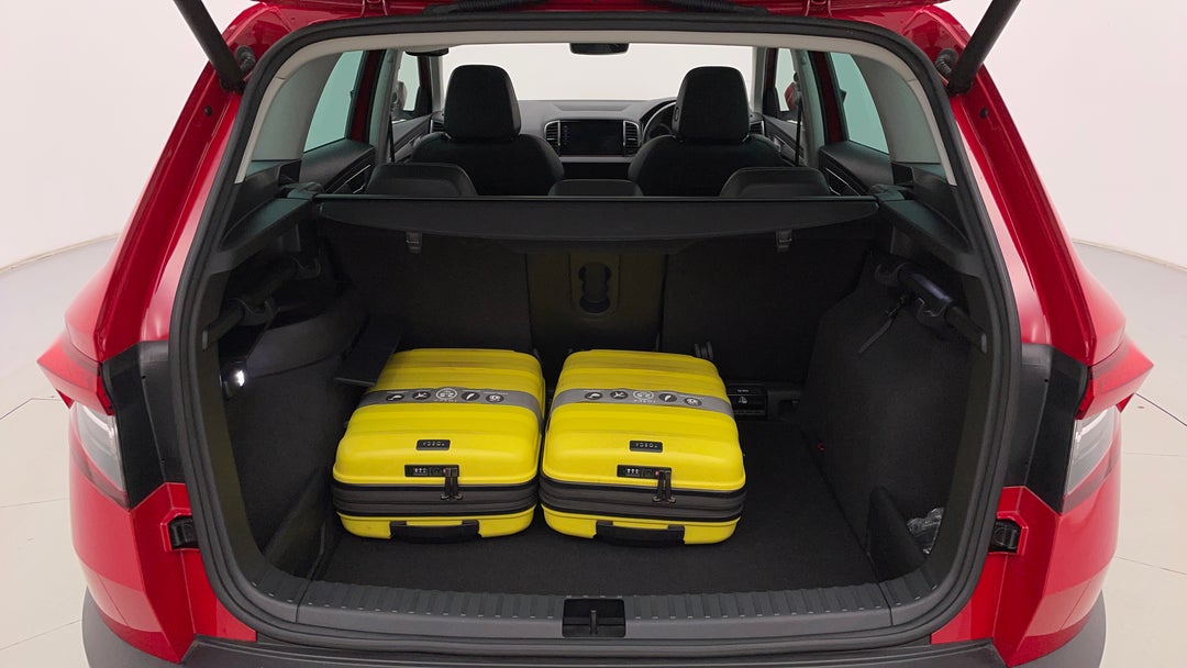 Boot Inside View with Luggage