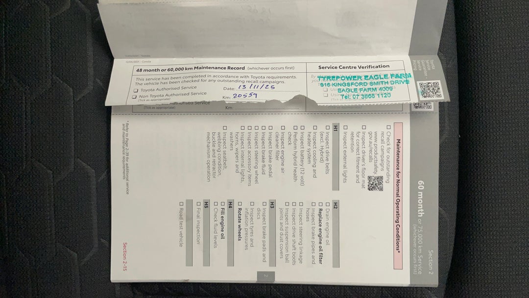 2021 Toyota Corolla Ascent Sport Hybrid, Automatic, 20604 km, Service History