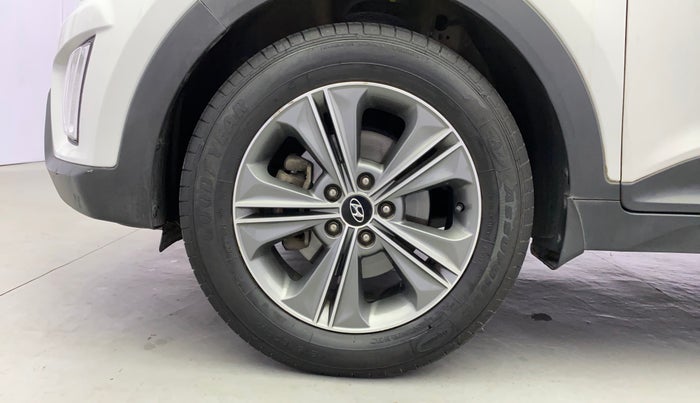 2017 Hyundai Creta SX PLUS AT 1.6 PETROL, Petrol, Automatic, 68,708 km, Left Front Wheel