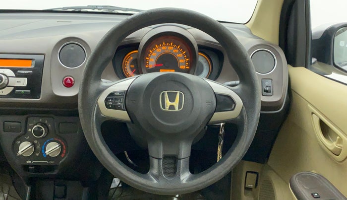 2012 Honda Brio S MT, Petrol, Manual, 89,819 km, Steering Wheel Close Up