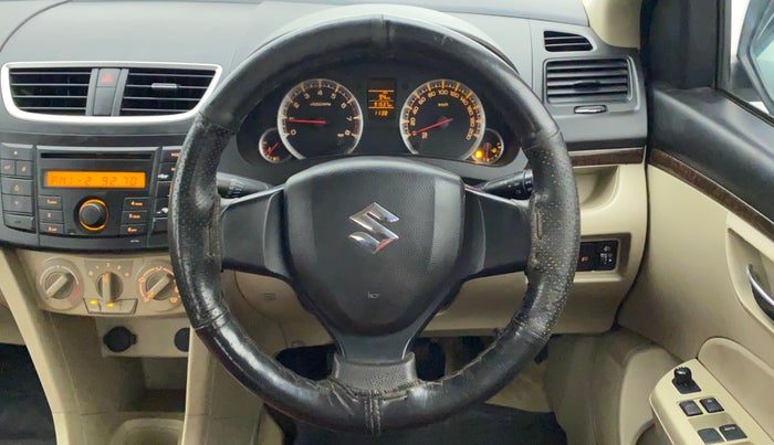 2013 Maruti Swift Dzire VXI, Petrol, Manual, 91,537 km, Steering Wheel Close Up