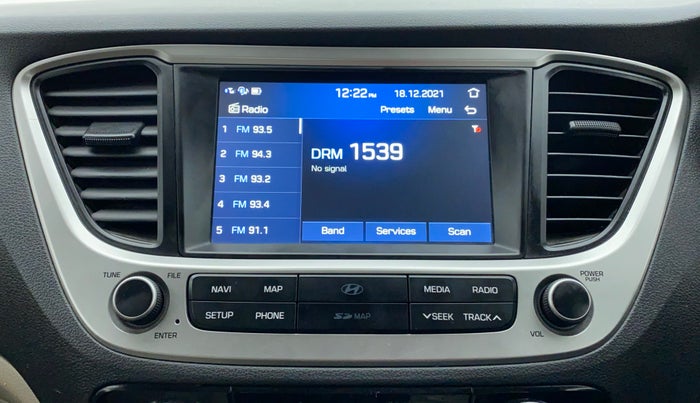 2018 Hyundai Verna 1.6 SX VTVT, Petrol, Manual, 18,889 km, Infotainment System