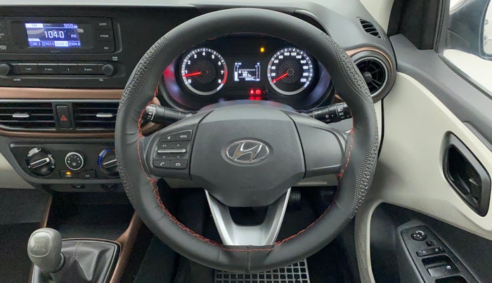 2022 Hyundai AURA S 1.2 CNG, CNG, Manual, 32,830 km, Steering Wheel Close Up