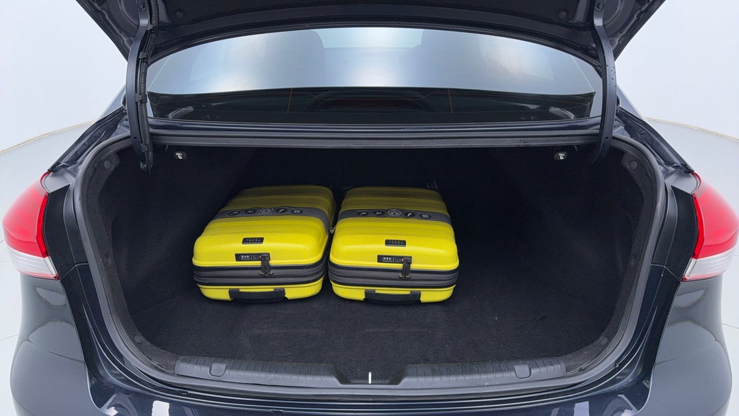 Boot Inside View with Luggage