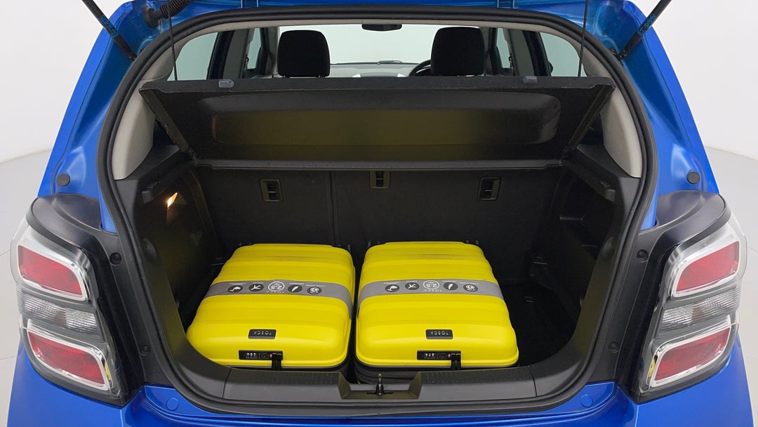 Boot Inside View with Luggage