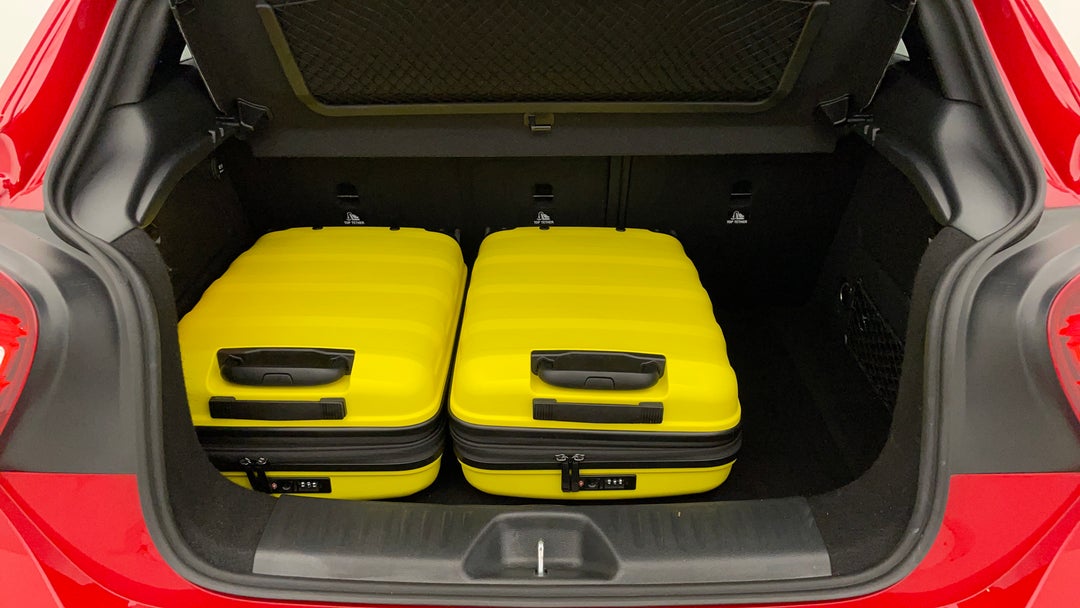 Boot Inside View with Luggage