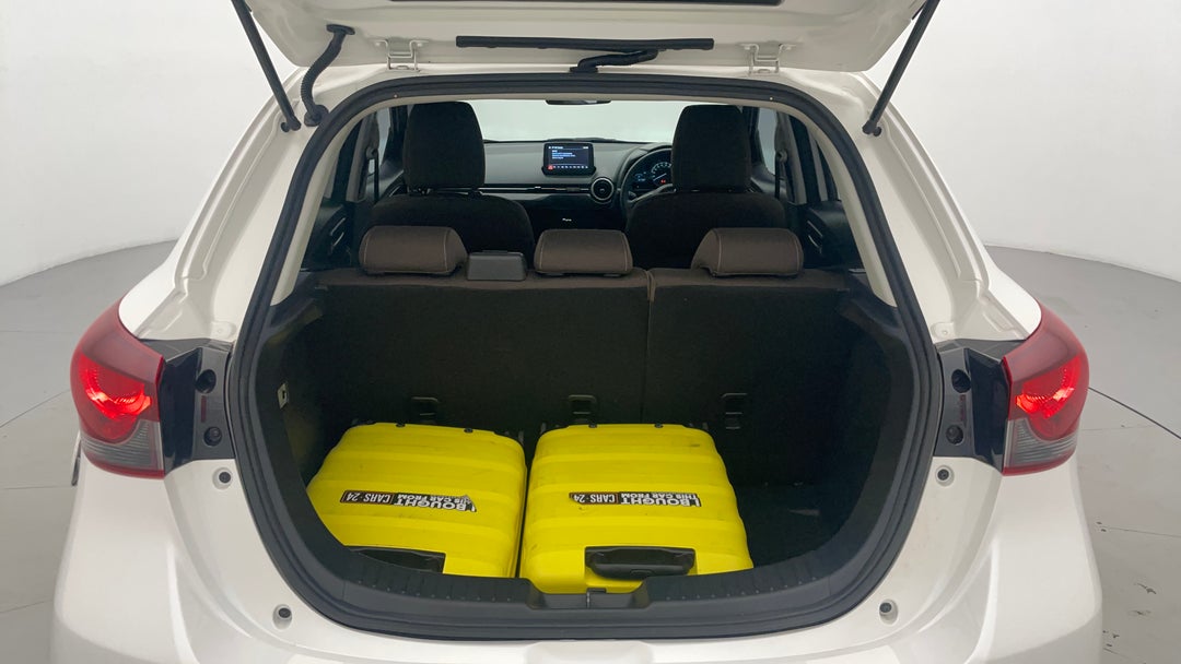 Boot Inside View with Luggage