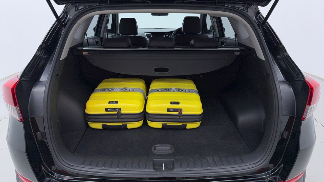 Boot Inside View with Luggage