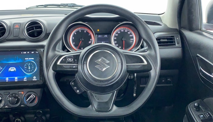 2018 Maruti Swift VXI AMT D, Petrol, Automatic, 57,653 km, Steering Wheel Close Up
