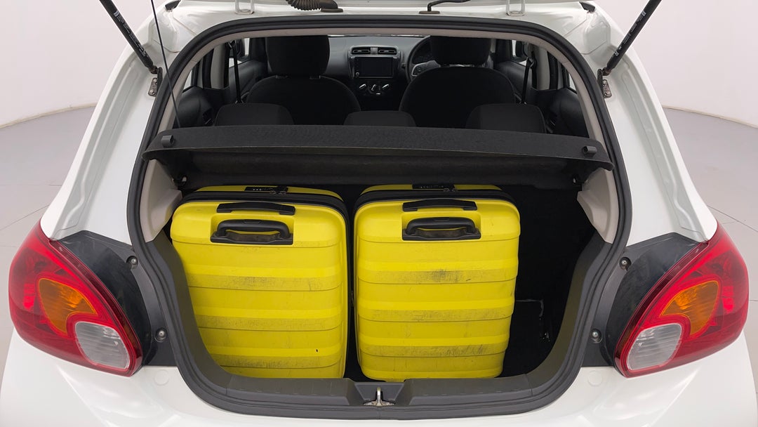 Boot Inside View with Luggage