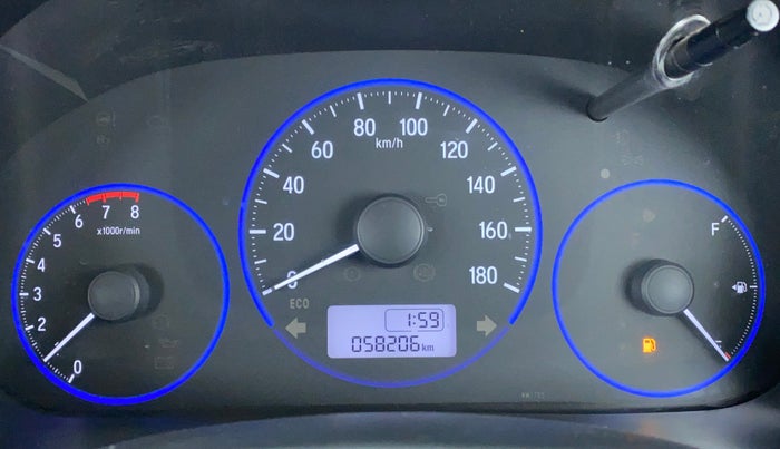 2018 Honda Amaze 1.2 S (O) MT I VTEC, Petrol, Manual, 58,281 km, Odometer Image