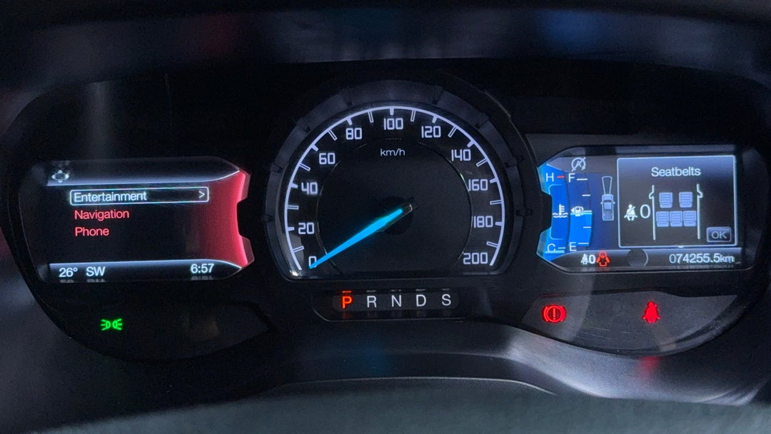 2020 Ford Ranger Wildtrak 2.0 (4x4), Automatic, 74255 km, Odometer View