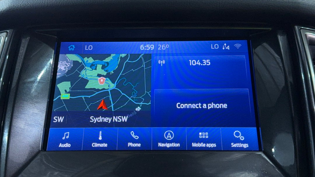 2020 Ford Ranger Wildtrak 2.0 (4x4), Automatic, 74255 km, Infotainment System